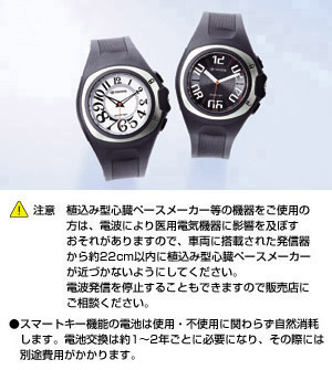 Key integrated watch [(C071 (black))/(C072 (white))]