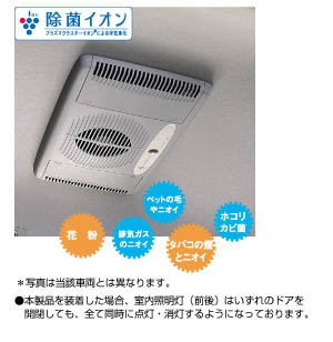 Disinfectant ion air cleaner (ceiling built-in type (semi automatic))
