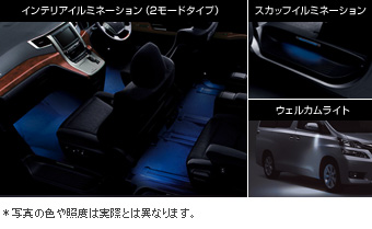 The chart it is not irumisetsuto (the blue) interior illumination (2 mode type blues)/the well cam light/write (the set item (the driver's seat suicide seat))/Scuff illumination (the blue) the chart it is not irumisetsuto (white) interior illumination (2 mode type white)/the well cam light/write (the set item (the driver's seat suicide seat))/Scuff illumination (white)