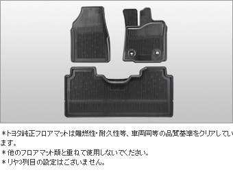 Rubber mat (snow type) (front &amp\; rear 2nd line set) rubber mat (snow type) (front set) (rear 2nd line)