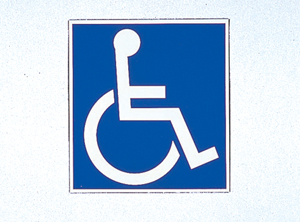 Wheelchair sticker