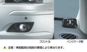 Corner sensor (front/rear left and right)