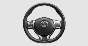 Leather volume steering wheel (type 1)