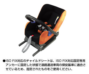 Baby seat (NEO G−CHILD ISO baby)/seat base (NEO ISO base)