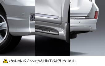 Aero part set/side step aero cover (set item)/front spoiler/rear bumper spoiler