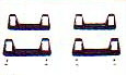 Multi system rack EXAT (skiing rack horizontal ranging reverse key B4 human amount) (skiing rack horizontal ranging reverse key B2 human amount)
