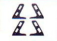 Multi system rack EXAT (skiing rack vertical position reverse key 4 person) (skiing rack vertical position reverse key 2 person)