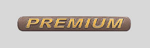 Gold emblem (grademark (for rear) PREMIUM)