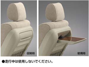 Seat back table (built-in type)
