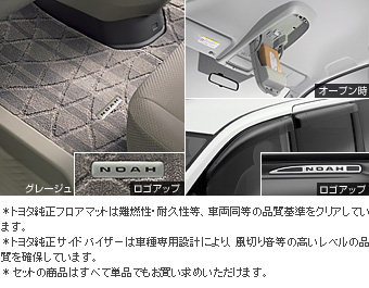 BASIC set (type 1) (YY) (YY which is excluded) the BASIC item (the set item (the overhead console))(Floor mat (luxury))(Side visor (RV type))