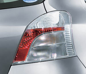 Clear combination lamp (rear exchange system)