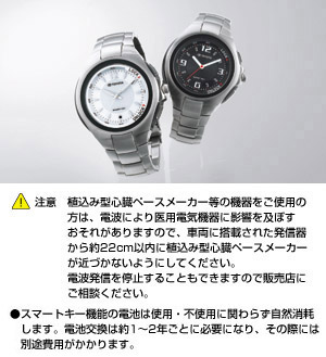 Key integrated watch (D061 [black]) (D062 [white])