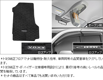 BASIC set (type 2) (TRANS-X) (TRANS-X which is excluded) the BASIC item (the set item (the overhead console))(Floor mat (deluxe))(Side visor (RV type))