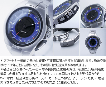 Key integrated watch