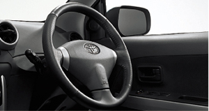 Leather volume steering wheel (black)