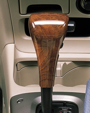 Wood pitch shift knob cover