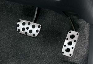 Aluminum pedal set