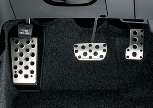 Aluminum pedal set